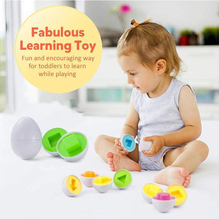 Brinquedos Montessori - ovos e parafusos - Hellofantin