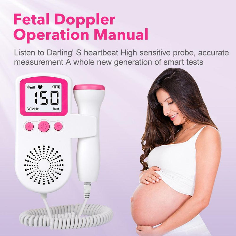 Monitor Fetal - Para ouvir o coraçãozinho do seu bebê - Hellofantin
